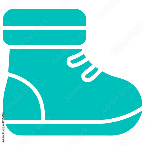 Baby booties vektor icon illustation
