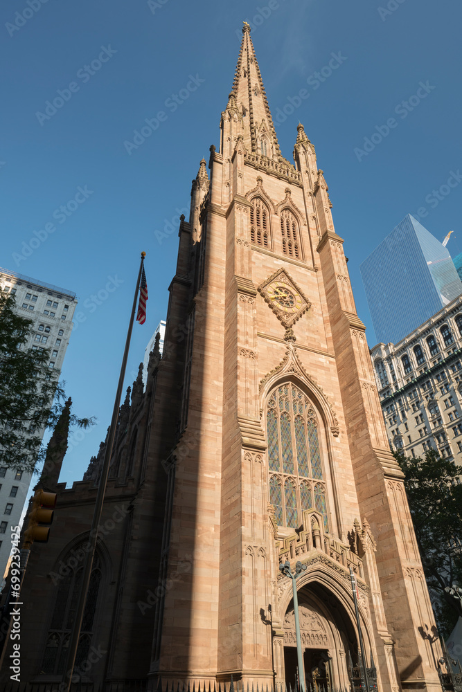 Trinity Church, Broadway, Manhatten, New York City, USA