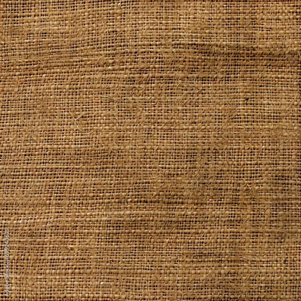 Jute hessian sackcloth canvas woven texture pattern background in light beige cream brown color blank empty Von siripak - Gen AI Jute hessian sackcloth canvas woven texture pattern background in light beige cream brown color blank empty Von siripak - Gen AI