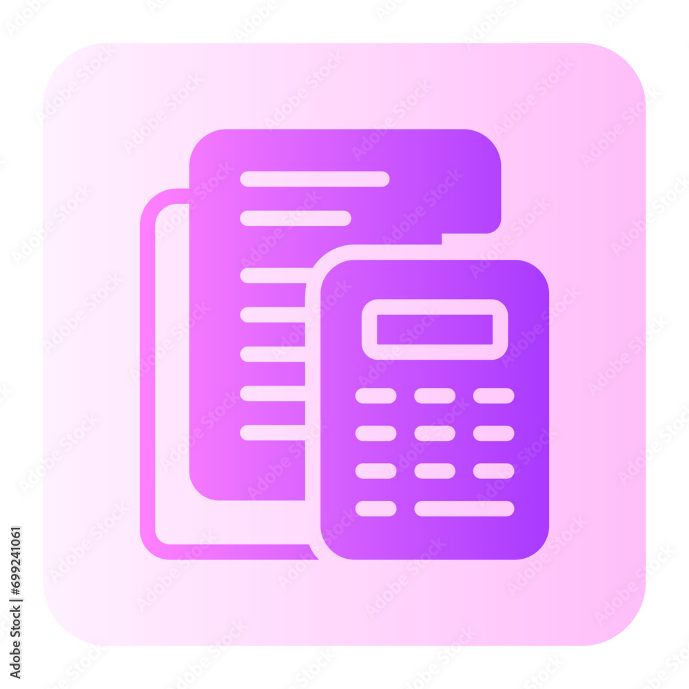accounting gradient icon accounting gradient icon