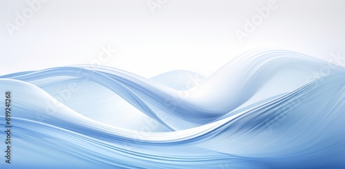 De-focused blurred transparent blue colored clear calm water surface texture with splashes and bubbles.