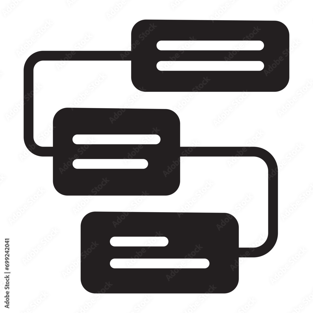 workflow glyph icon workflow glyph icon