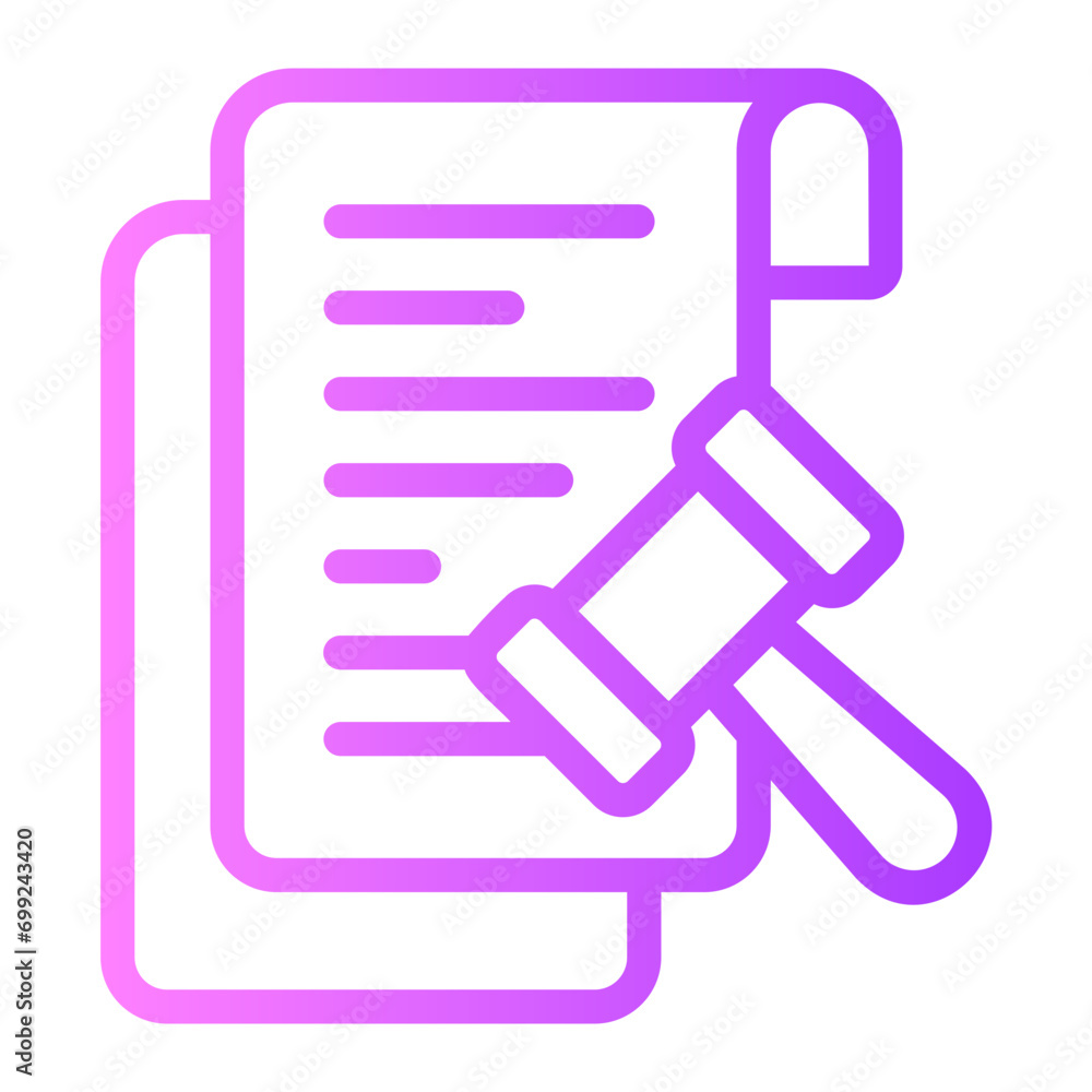 legal gradient icon legal gradient icon