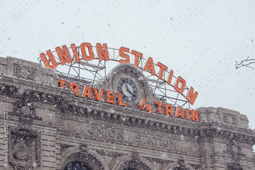 Union station denver snow