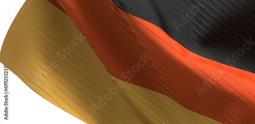 Germany flag of silk with c...