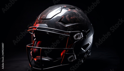 Motorcycle helmet, speed, racing, safety, adventure, competition, athlete generated by AI © Jeronimo Ramos