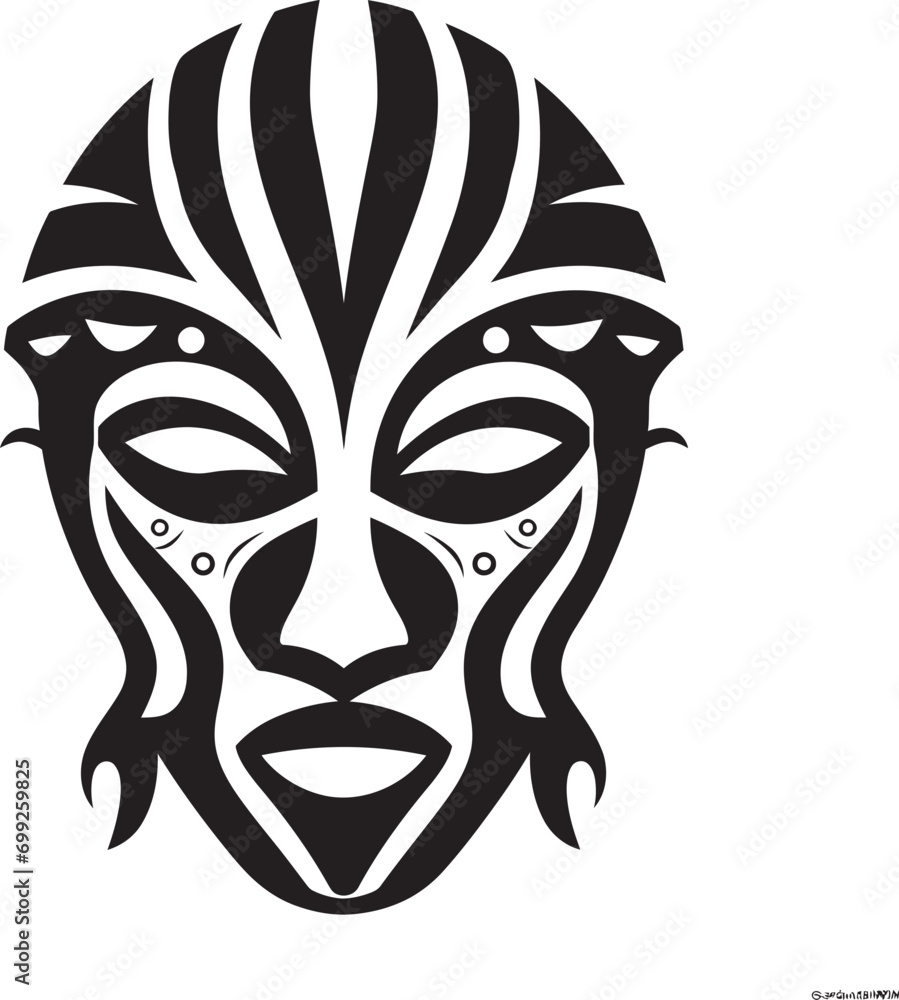 Intricate Echoes African Tribal Mask Design Sacred Symbolism Logo Icon of African Mask Intricate Echoes African Tribal Mask Design Sacred Symbolism Logo Icon of African Mask