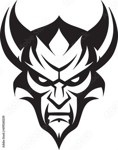 Nightmare Etching Black Icon Captures Devil s Torment Eternal Anguish A Devil s Soul Trapped in Black Lines