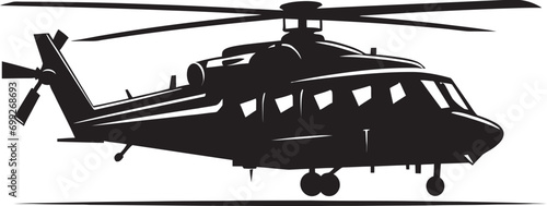 Defensive Guardian Army Helicopter Emblem Warrior s Flight Vector Black Army Chopper
