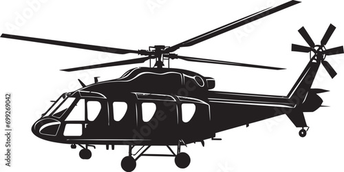 Commander s Helo Army Black Logo Icon Pathfinder Heli Vector Army Aircraft Symbol