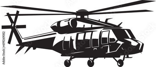 Commander s Helo Vector Black Logo Pathfinder Air Army Helicopter Symbol
