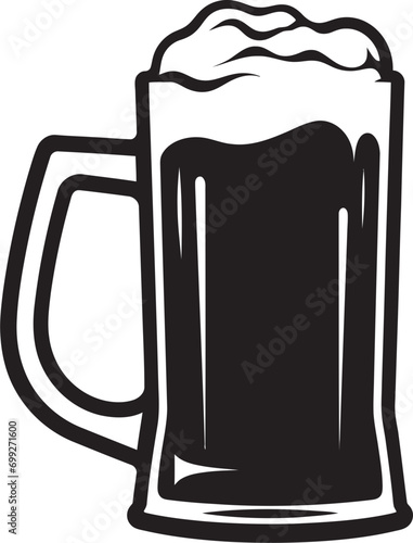 Brewer s Touch Vector Mug Symbol Brewmaster s Pride Black Logo Beer Mug