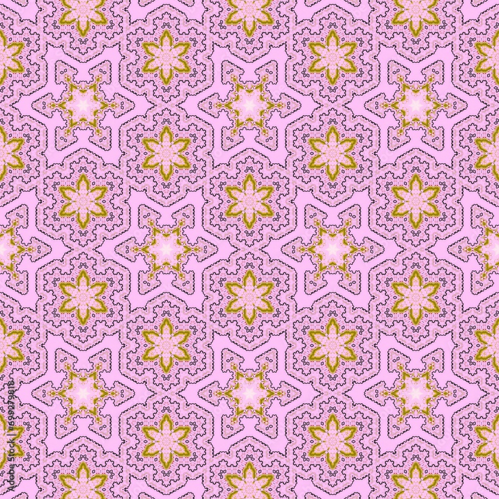 Fototapeta premium Vintage style seamless pattern background.