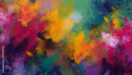 modern impressionism abstract wallpaper background in multiple colors © Brian
