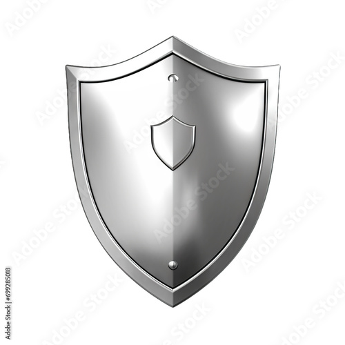 Shield cut out. Protect and security concept
