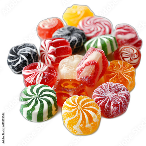 candy isolated on transparent or white background, png 