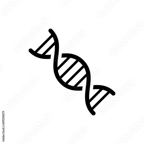 DNA Icon Vector Design Template