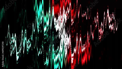 4K Shiny Glowing Glitter Digital Rendering