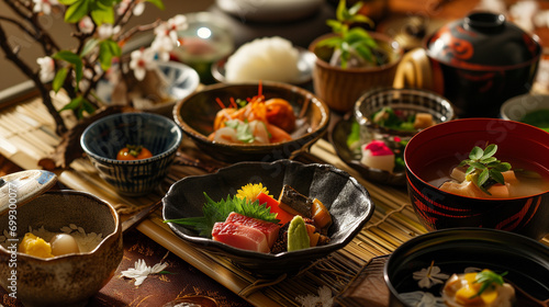 japanese Kaiseki food set