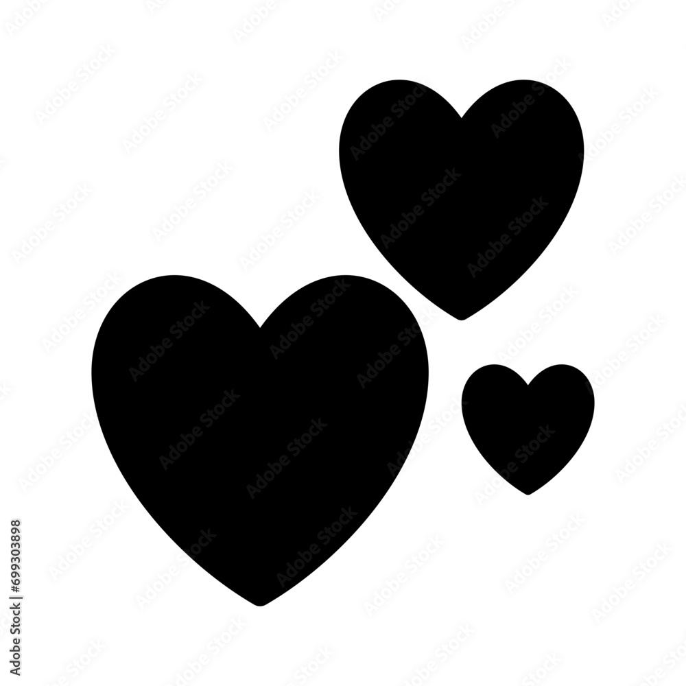 Love icon on transparent background Love icon on transparent background