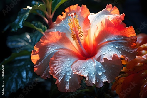 Floral Elegance: Detail of Exotic Flower