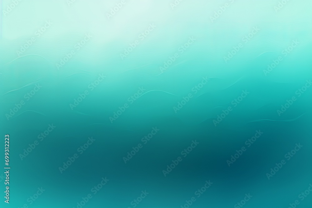 Obraz premium Gradient turquoise background.