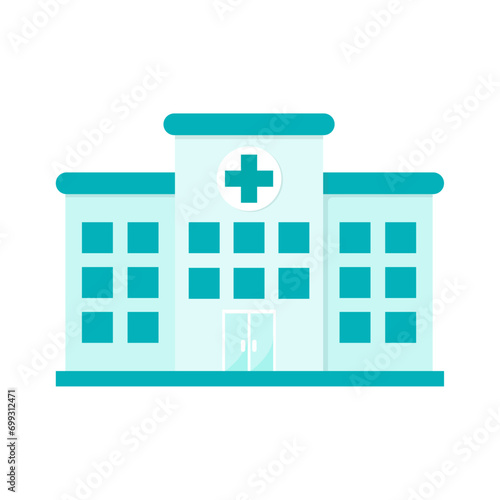 Hospital vector illustration isolated graphic