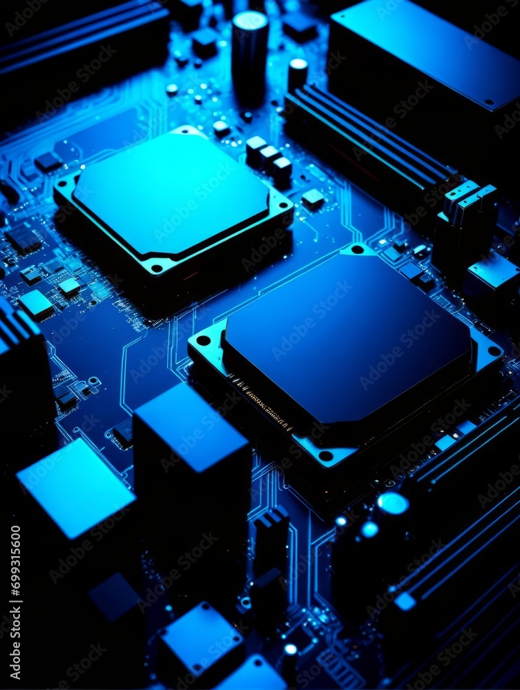 Fototapeta premium Tech/Cyber/Security Background/wallpaper