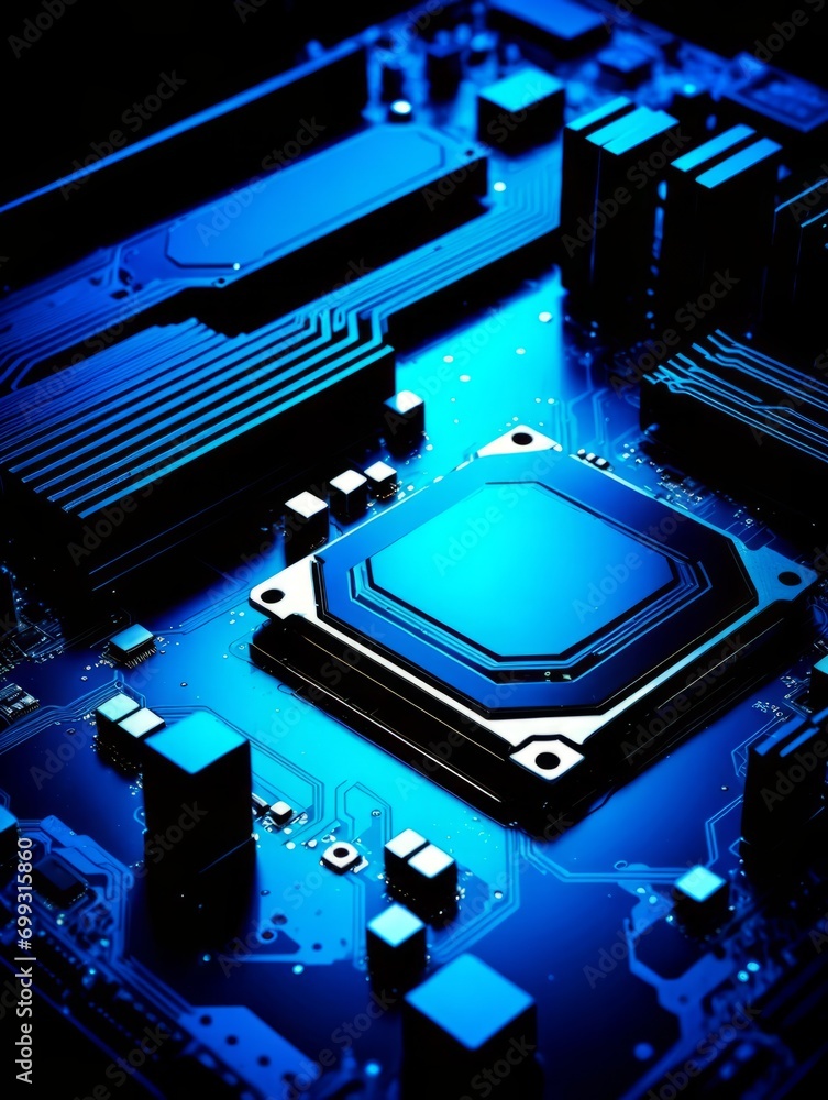 Fototapeta premium Tech/Cyber/Security Background/wallpaper