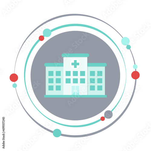 Hospital vector illustration graphic icon symbol