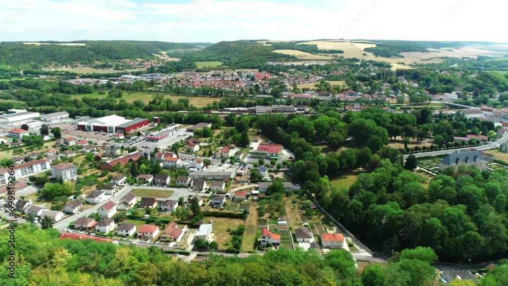 Small French Village Joinville, Pan Right - Haute Marne, France 4K Drone Footage
Small French Village Joinville, Pan Right - Haute Marne, France 4K Drone Footage