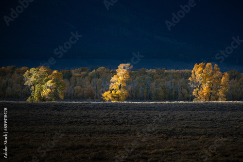 sunset in the mountains