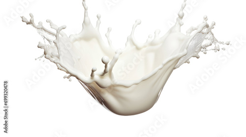 Milk Splash Stock Image In white Background