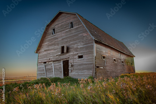 old abandoned barn