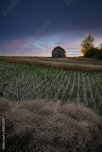 sunset in the countryside