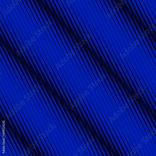 Vector abstract neon blue and black geometric seamless pattern with diagonal lines, streaks, halftone stripes. Extreme sport style, urban art. Trendy background for boys and girls. Modern geo design