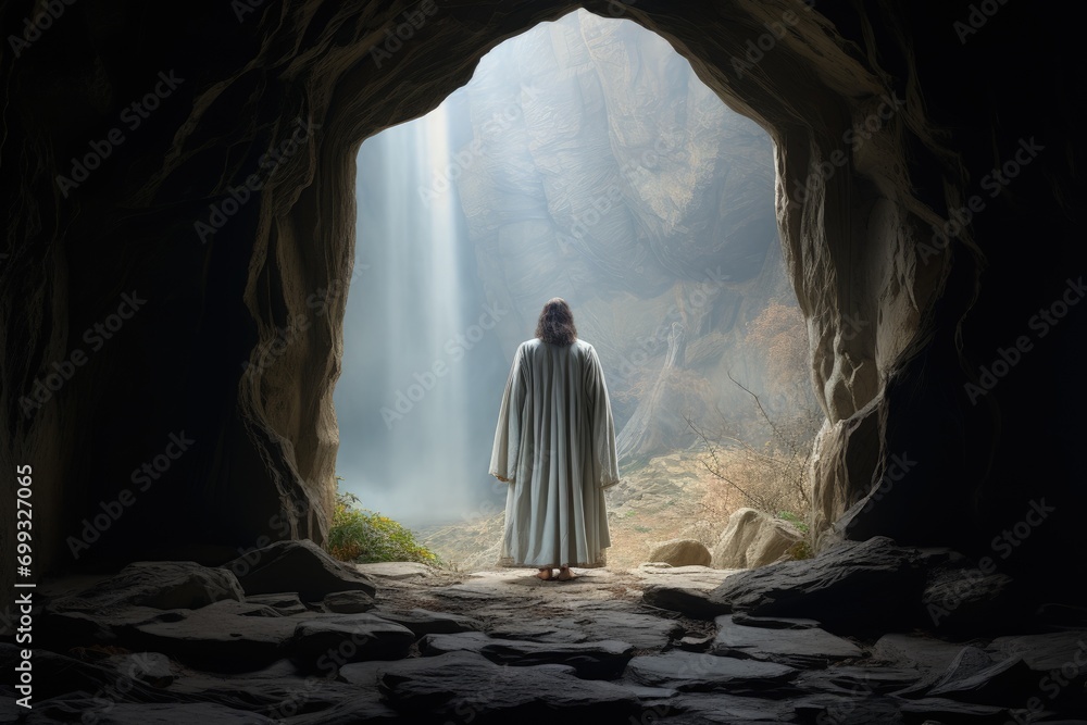 Resurrection moment: jesus christ's rebirth, the unveiling of the tomb in the sacred cave, a divine narrative of hope, faith, and spiritual awakening in Christian tradition Easter Resurrection moment: jesus christ's rebirth, the unveiling of the tomb in the sacred cave, a divine narrative of hope, faith, and spiritual awakening in Christian tradition Easter