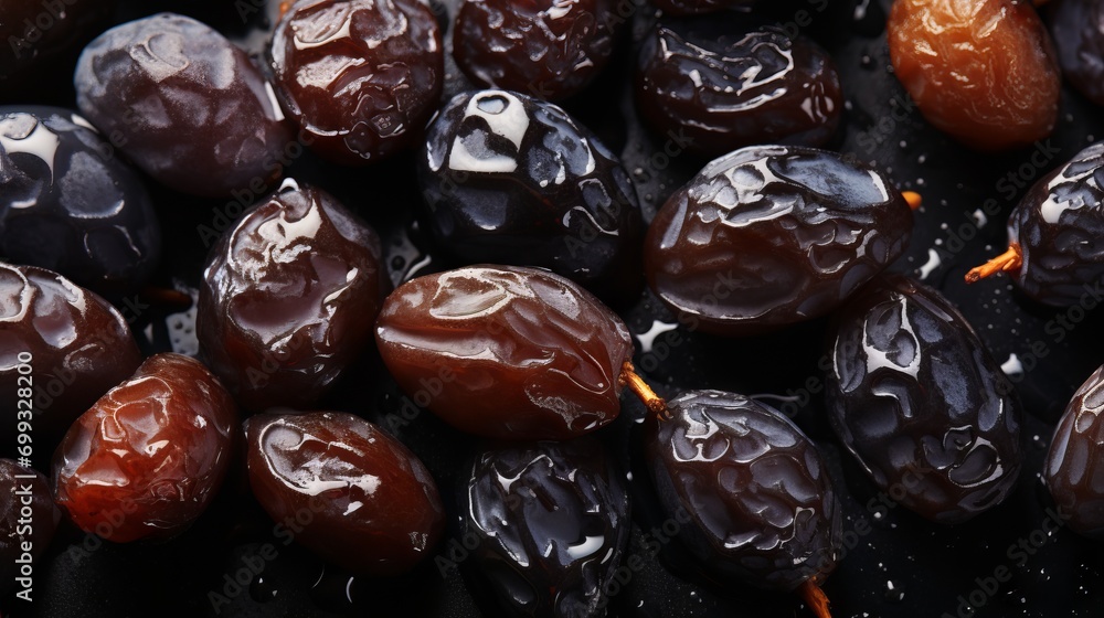 Closeup of dried prunes, food background. Healthy dried fruits for a snack. Concept: Healthy food for a healthy diet. Closeup of dried prunes, food background. Healthy dried fruits for a snack. Concept: Healthy food for a healthy diet.