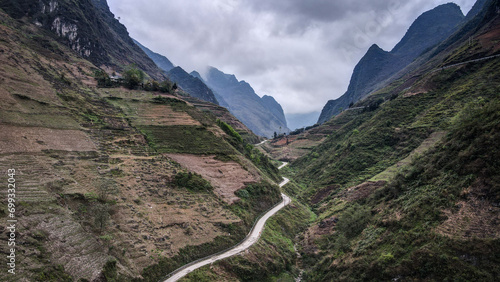 The landscape of Ha Giang Province in Northern Vietnam