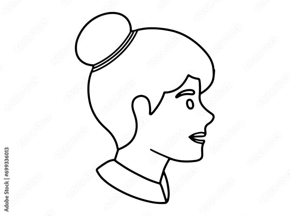 Avatar Line Art adult Woman
Avatar Line Art adult Woman