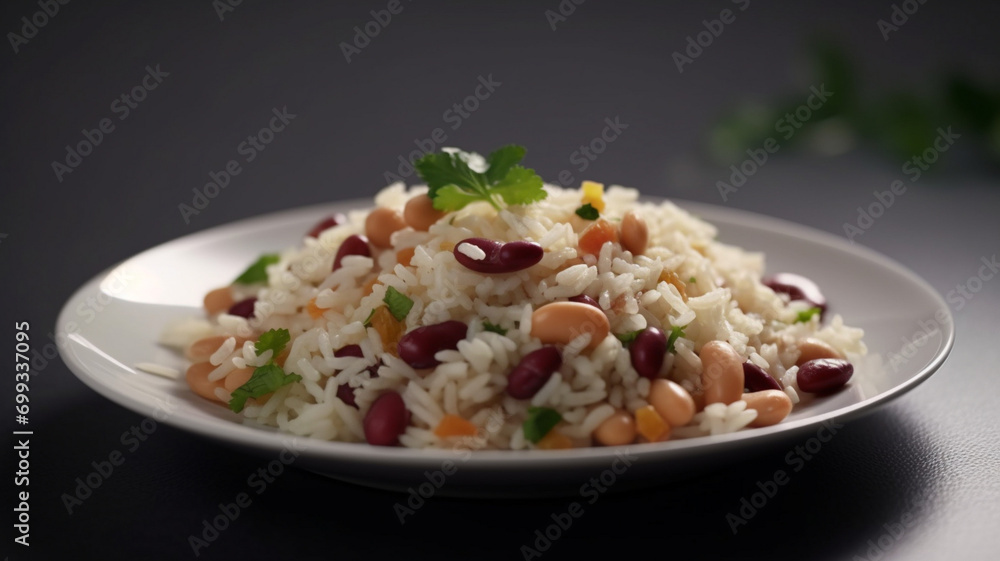 Plate of Rice - Food Plate Plate of Rice - Food Plate