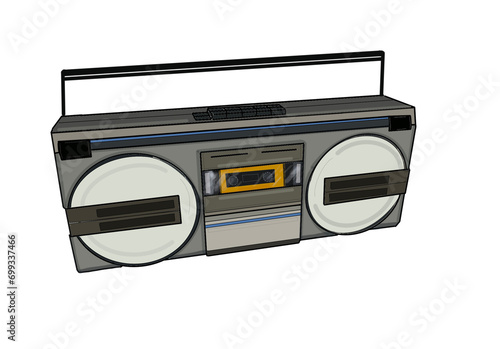 Retro radio na kasety