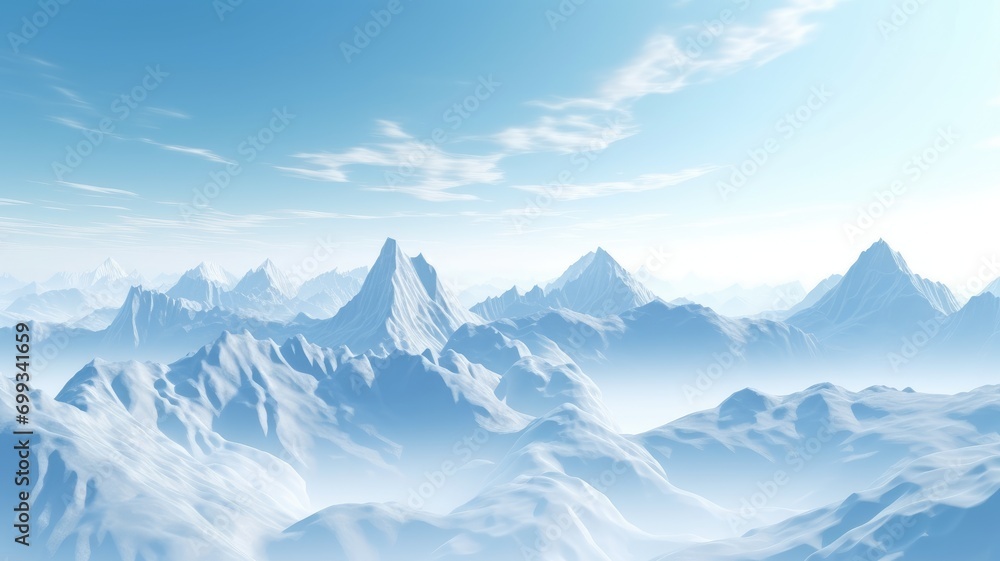 A Glimpse of the Glassy Mountain Range
