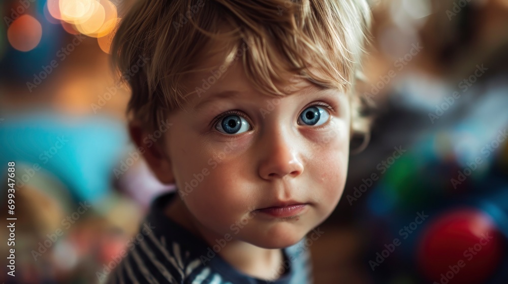 Professional close up portrait photo of cute little boy best ever birthday party Professional close up portrait photo of cute little boy best ever birthday party