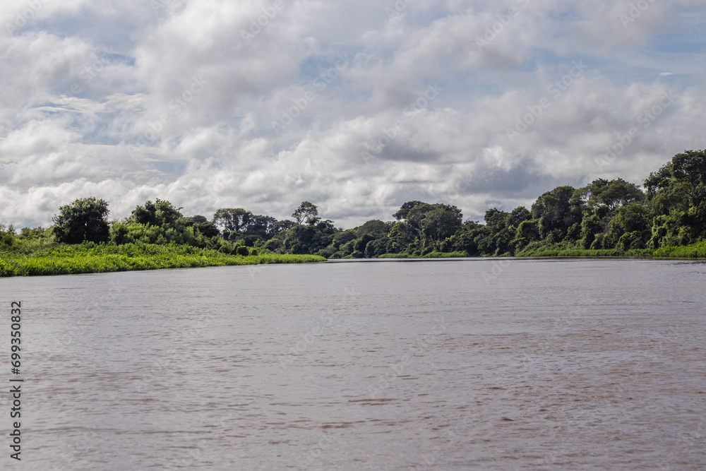 paisagem natural na cidade de Corumbá, região do Pantanal Sul, Estado do Mato Grosso do Sul, Brasil