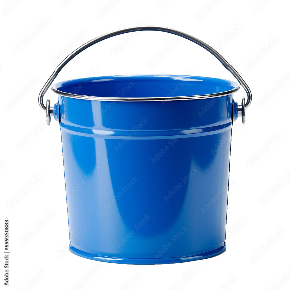 bucket, transparent background, isolated image, generative AI bucket, transparent background, isolated image, generative AI