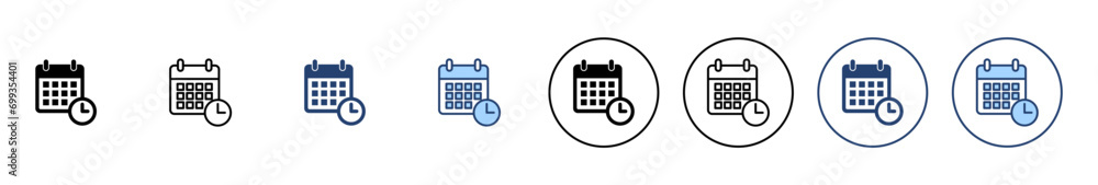 Calendar icon vector. Calender sign and symbol. Schedule icon symbol Calendar icon vector. Calender sign and symbol. Schedule icon symbol