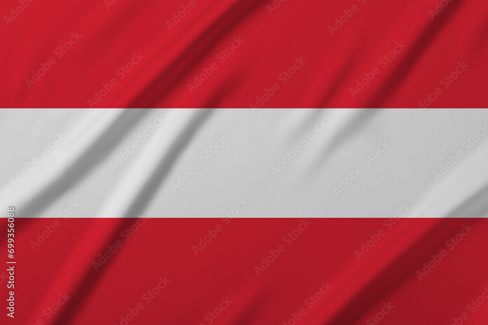 Naklejka premium Flag of Republic of Austria. National country symbol