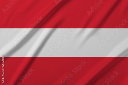 Flag of Republic of Austria. National country symbol