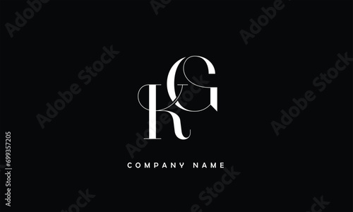 KG, GK, K, G Abstract Letters Logo Monogram